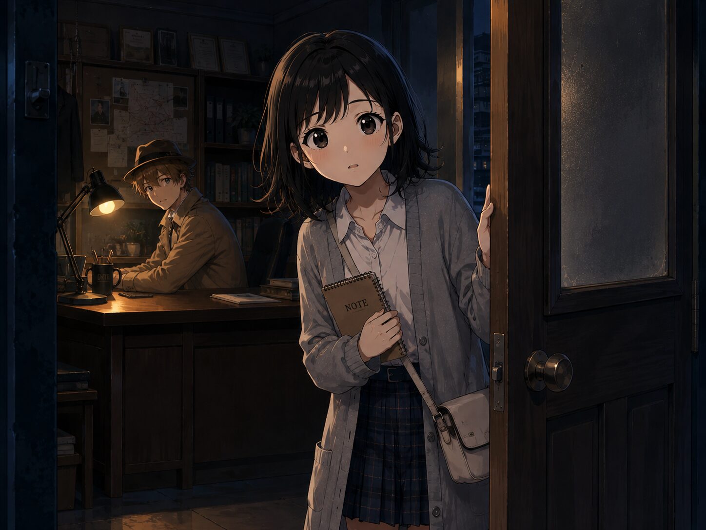 ドアを開けて訪ねてきた少女ハルカ