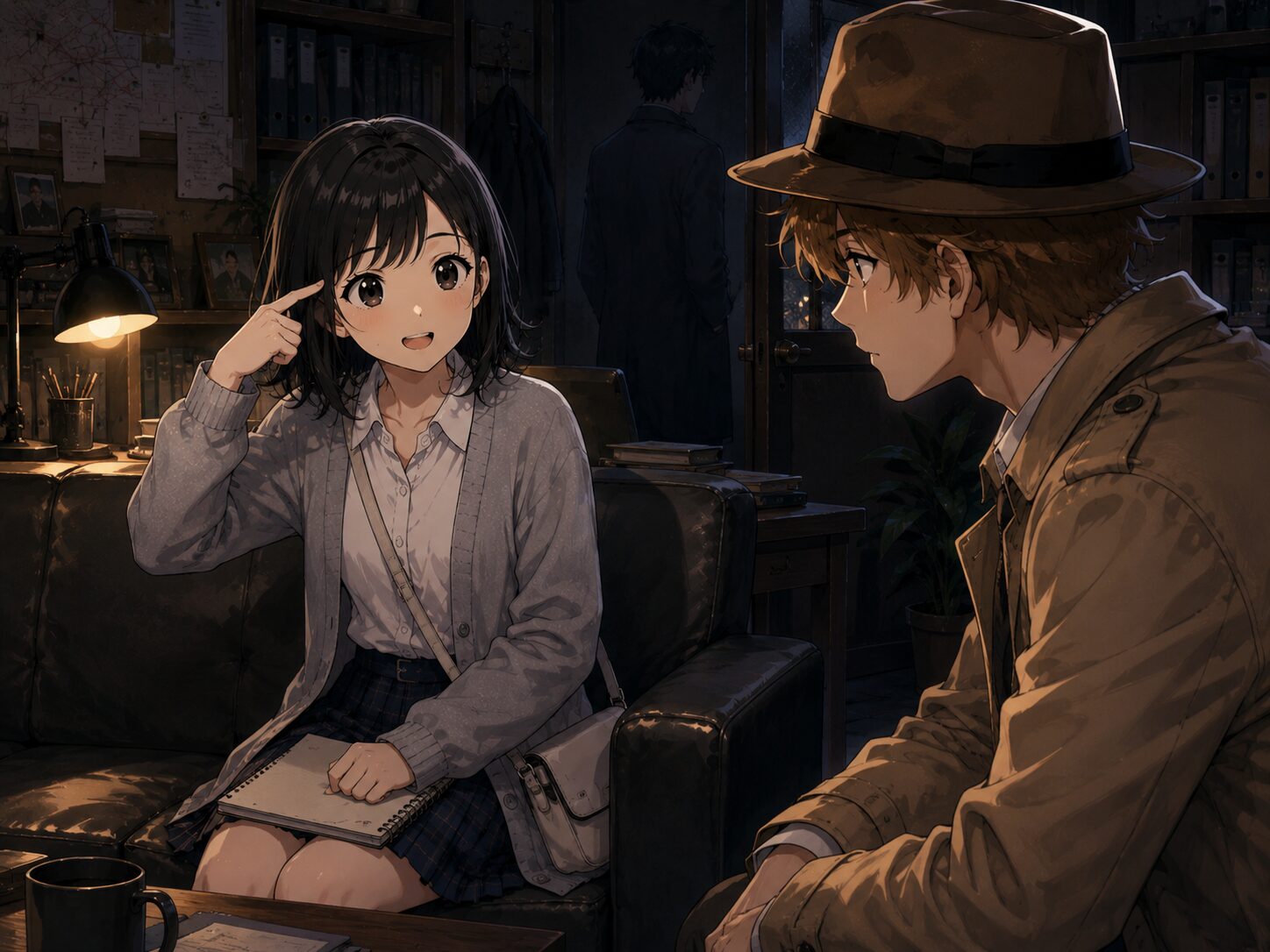 こめかみを指さし「全部覚えてる」と告げるハルカ