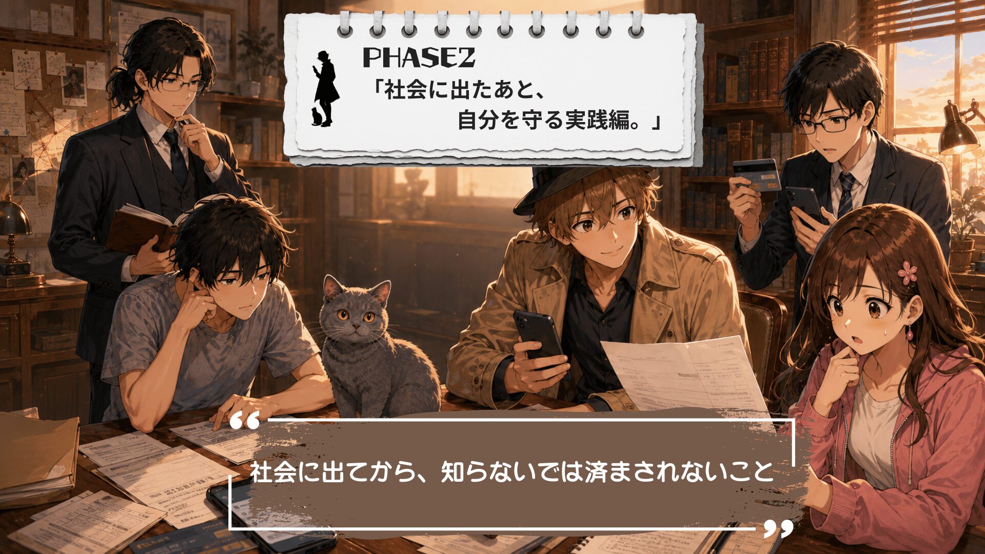 PHASE 2 社会の仕組みを知る・自分を守る