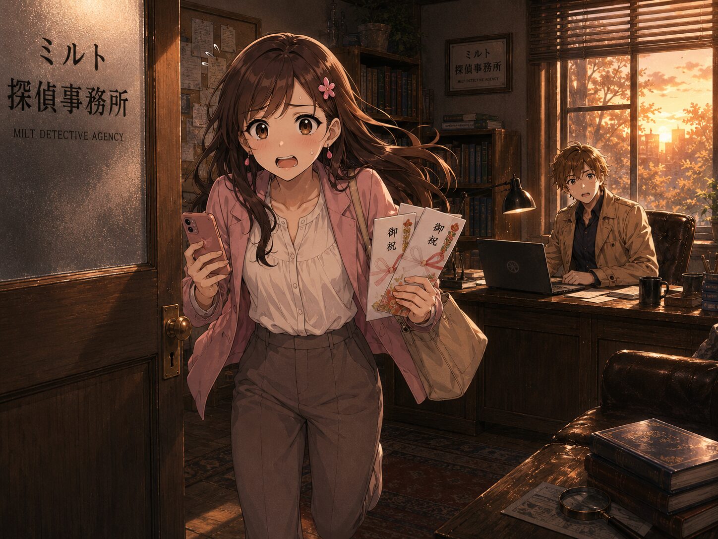 冷蔵庫故障とご祝儀続きで事務所に駆け込んできたサクラ
