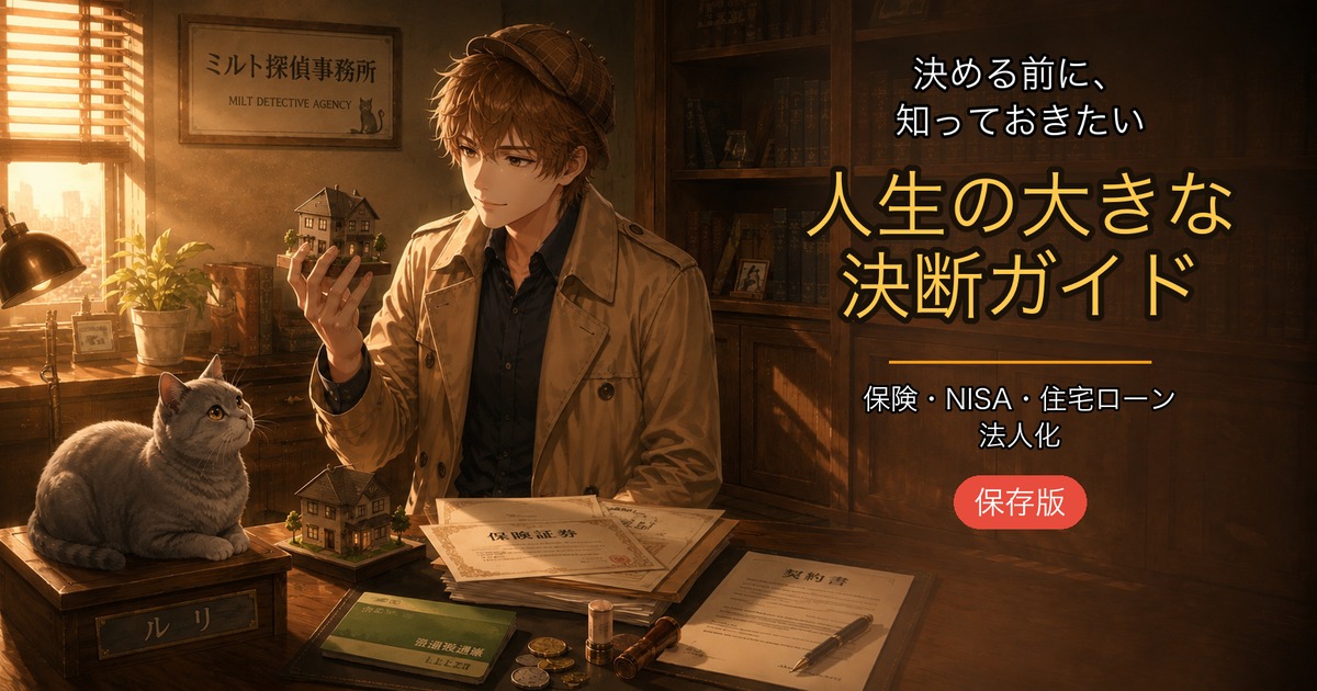 人生の大きな決断で後悔しないためのお金ガイド