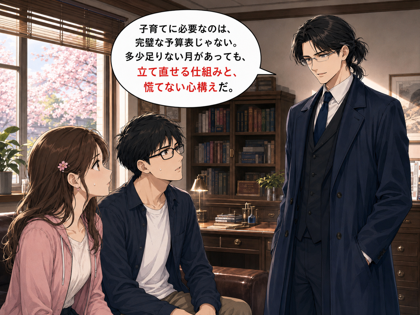 ケイイチロウが心構えについて語るシーン