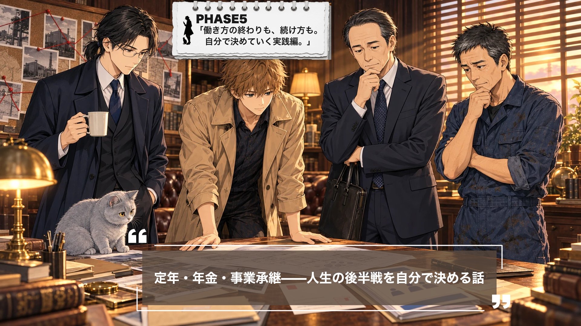 PHASE 5 働き方の終わりも、続け方も。自分で決めていく実践編。